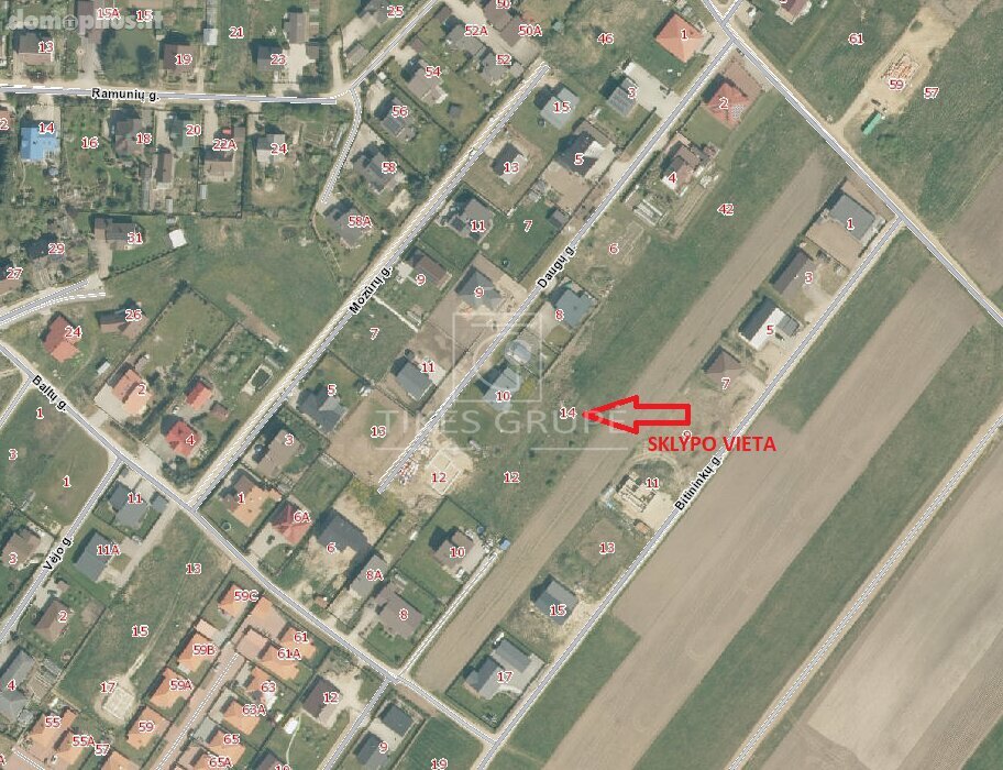 Parduodamas sklypas Klaipėdos rajono sav., Jakuose, Baltų g.