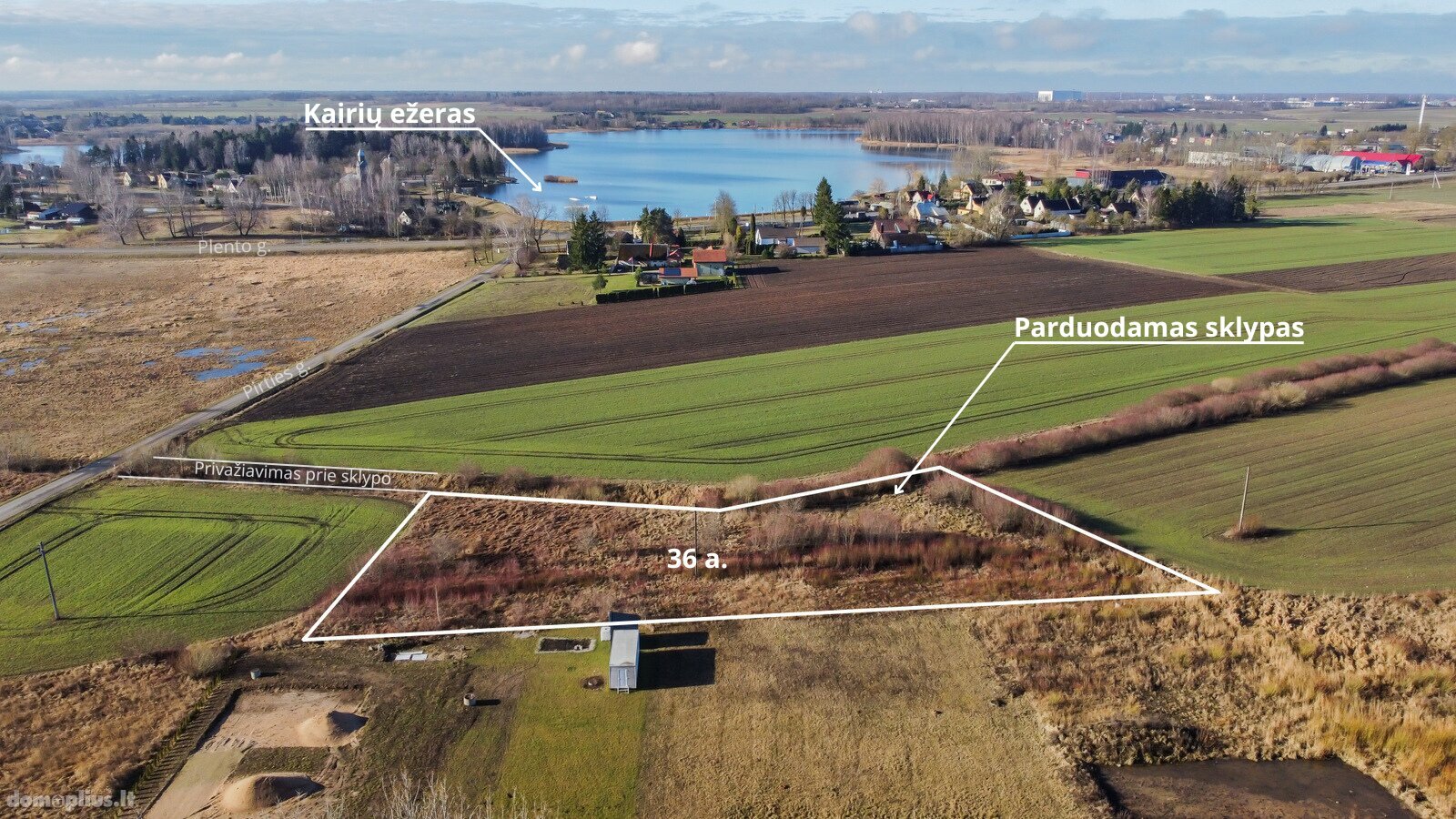 Parduodamas sklypas Šiaulių rajono sav., Kairiuose, Pirties g.