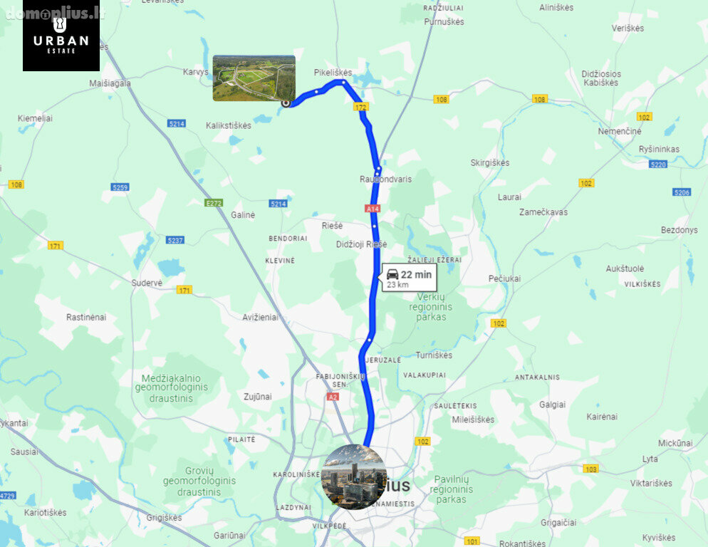 Parduodamas sklypas Vilniaus rajono sav., Melkyje