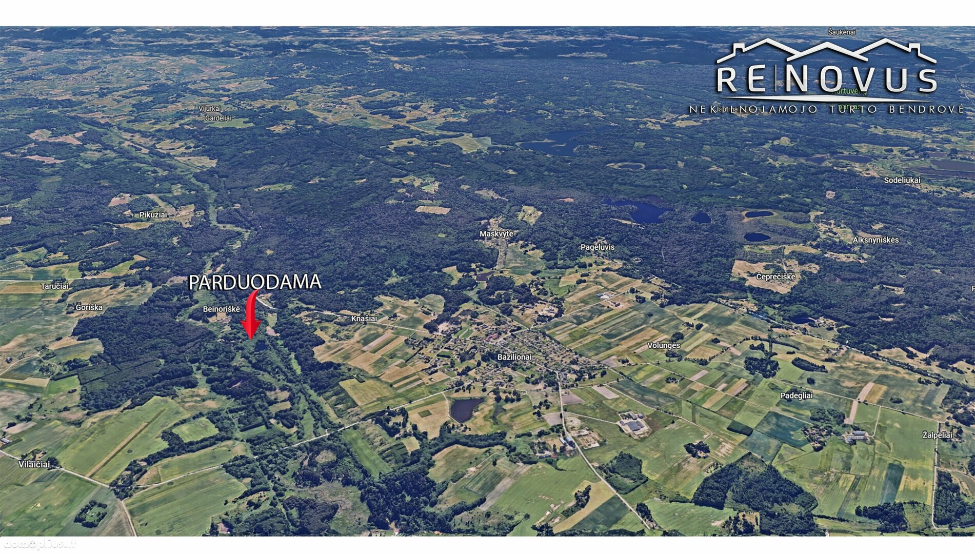 Parduodamas sklypas Šiaulių rajono sav., Beinoriškėje