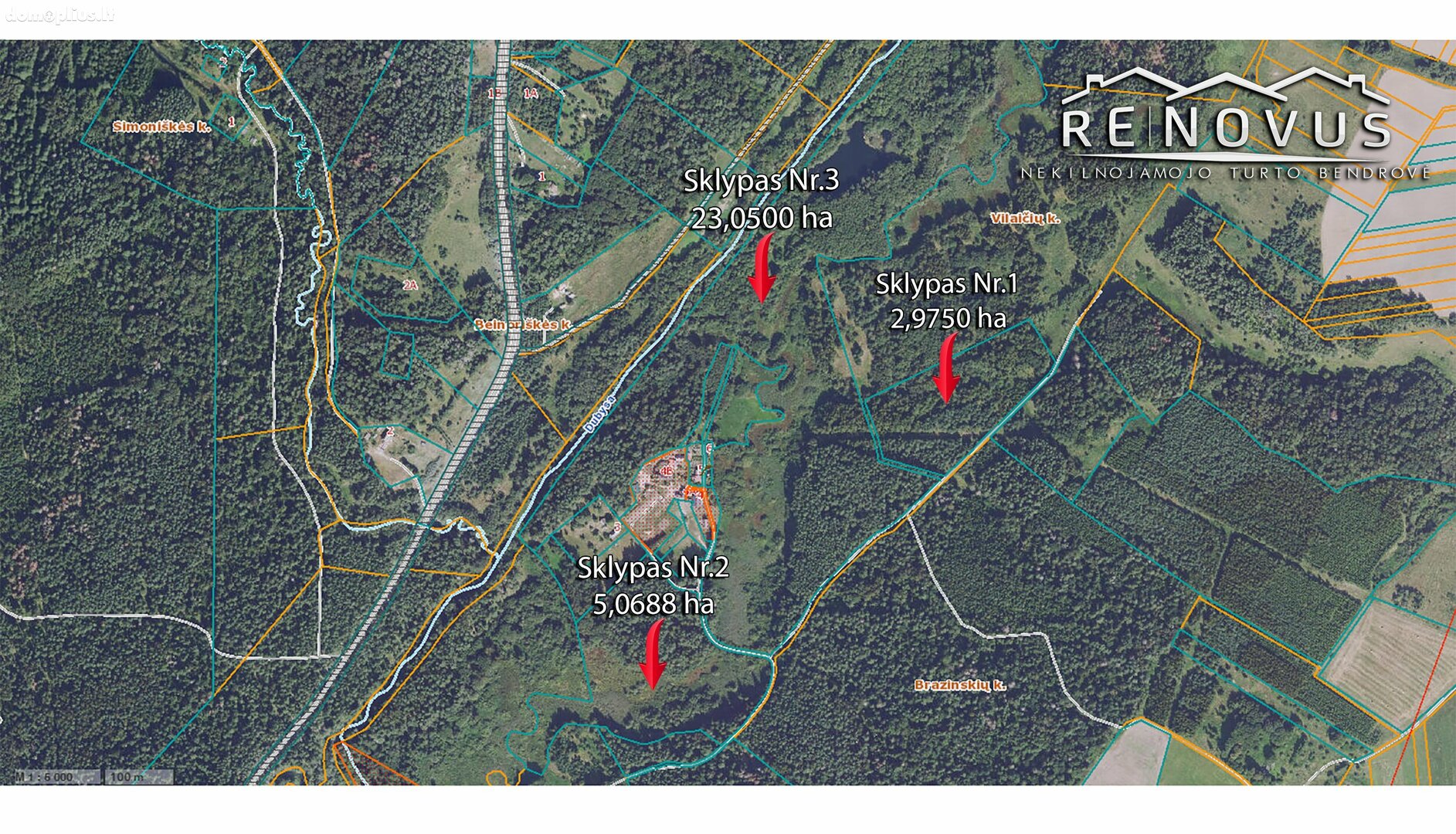 Parduodamas sklypas Šiaulių rajono sav., Beinoriškėje