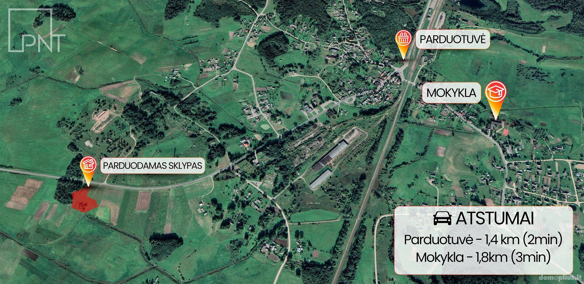 Parduodamas sklypas Zarasų rajono sav., Bartkiškė I, Zarasų g.
