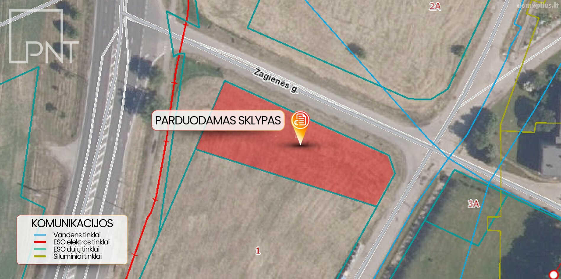 Parduodamas sklypas Panevėžio rajono sav., Pažagieniuose, Žagienės g.