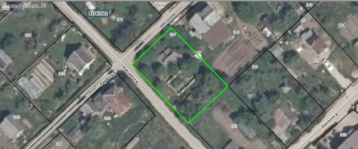 Parduodamas sklypas Vilniaus rajono sav., Kalveliuose, Paparčių g.