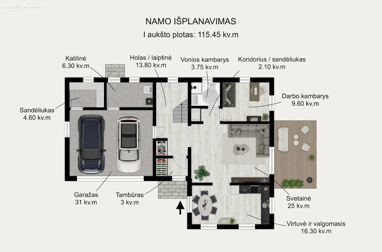 Parduodamas sklypas Vilniaus rajono sav., Kalveliuose, Paparčių g.