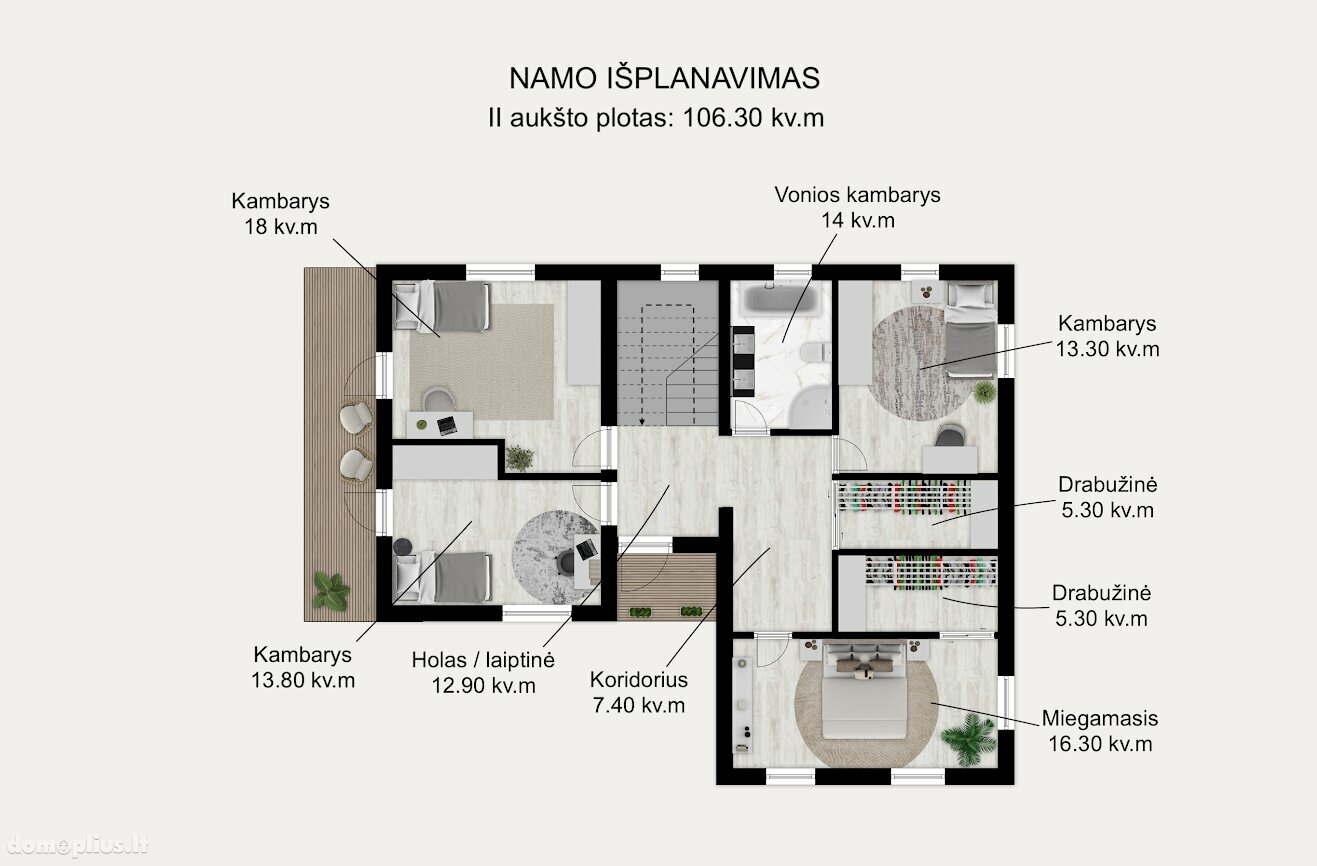 Parduodamas sklypas Vilniaus rajono sav., Kalveliuose, Paparčių g.