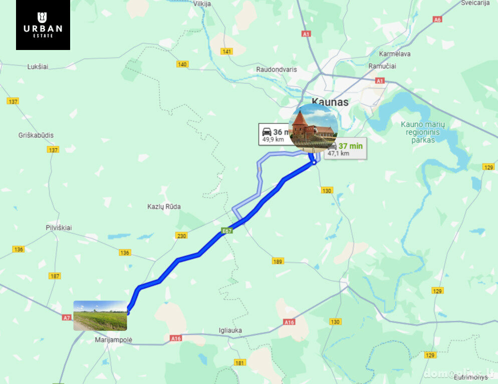 Land for sale Marijampolės sav., Pietariuose
