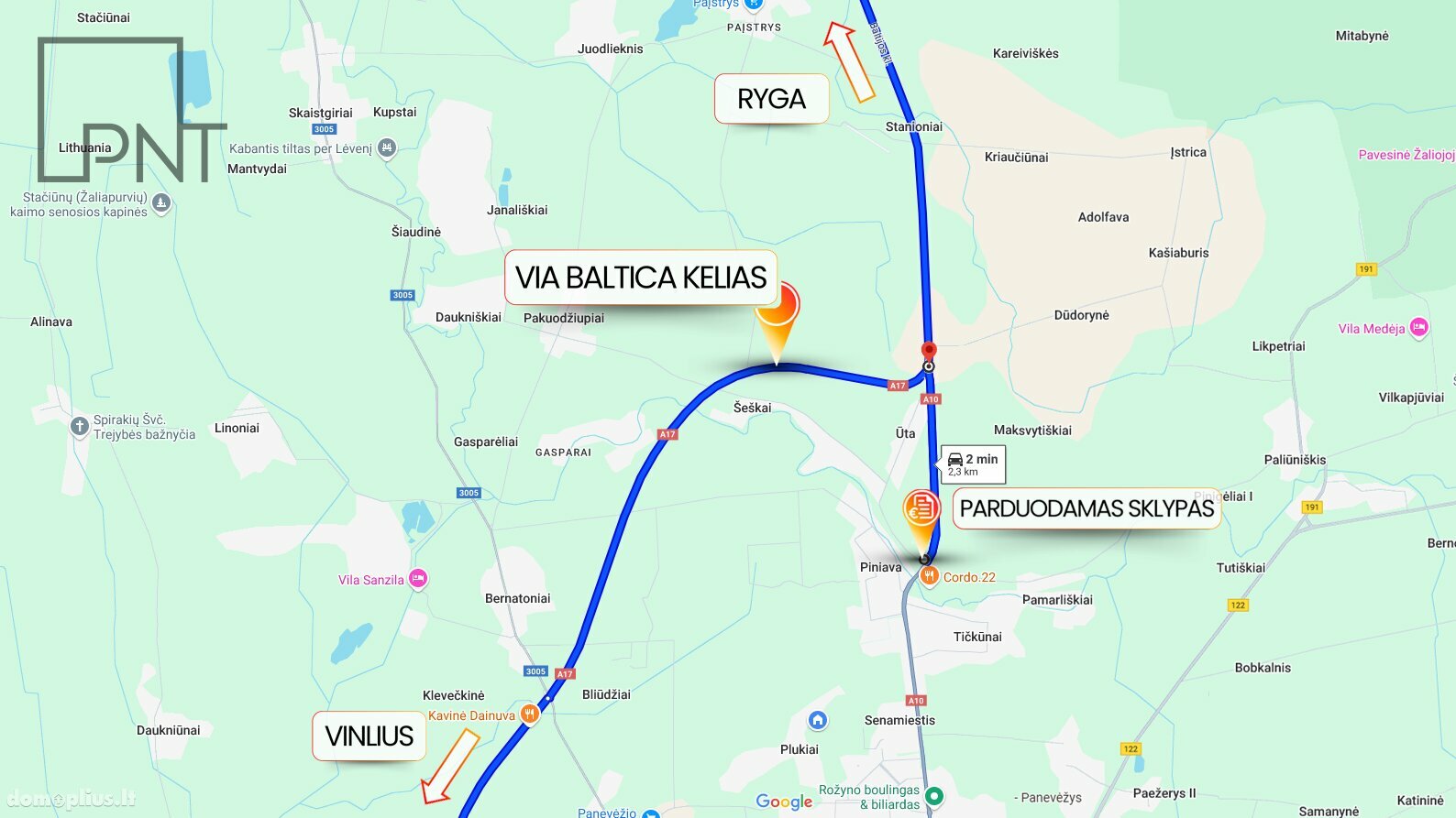 Parduodamas sklypas Panevėžio rajono sav., Ūtoje, Baltijos Kelio g.