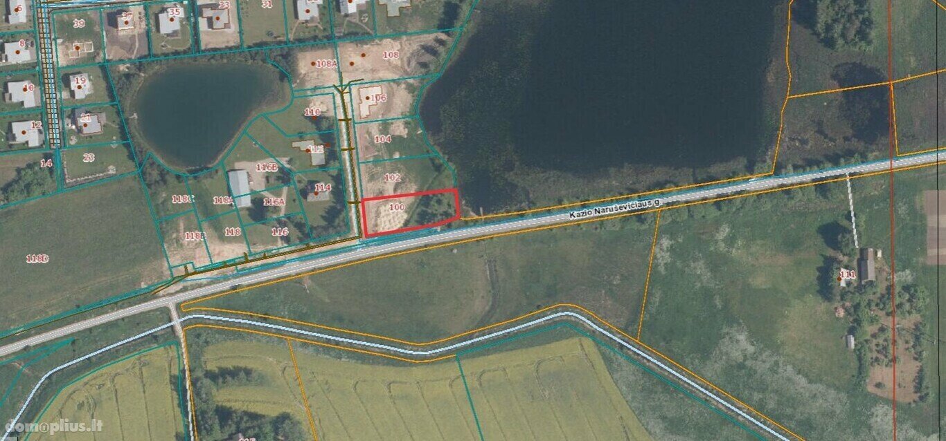 Land for sale Panevėžio rajono sav., Paviešečiuose, Kazio Naruševičiaus g.