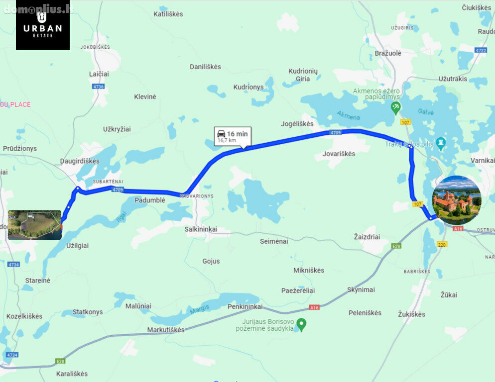 Parduodamas sklypas Trakų rajono sav., Bagdononyse