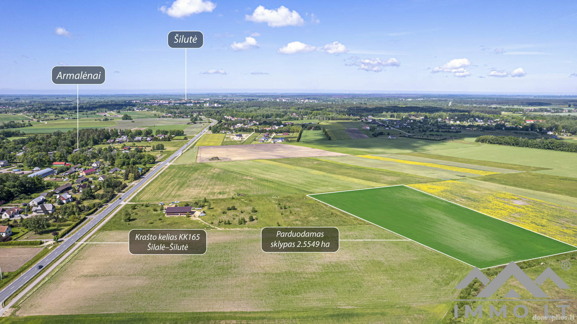 Land for sale Šilutės rajono sav., Macikuose, Vyčių g.