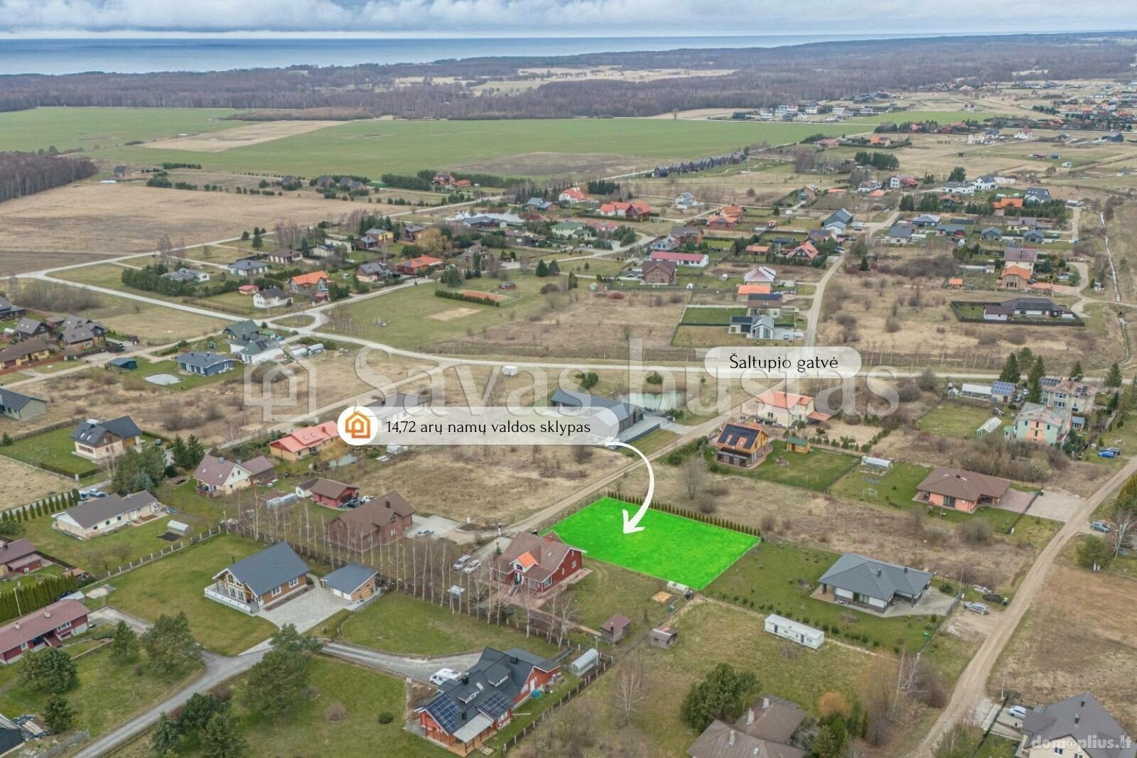 Parduodamas sklypas Klaipėdos rajono sav., Kunkiuose, Divyčio g.