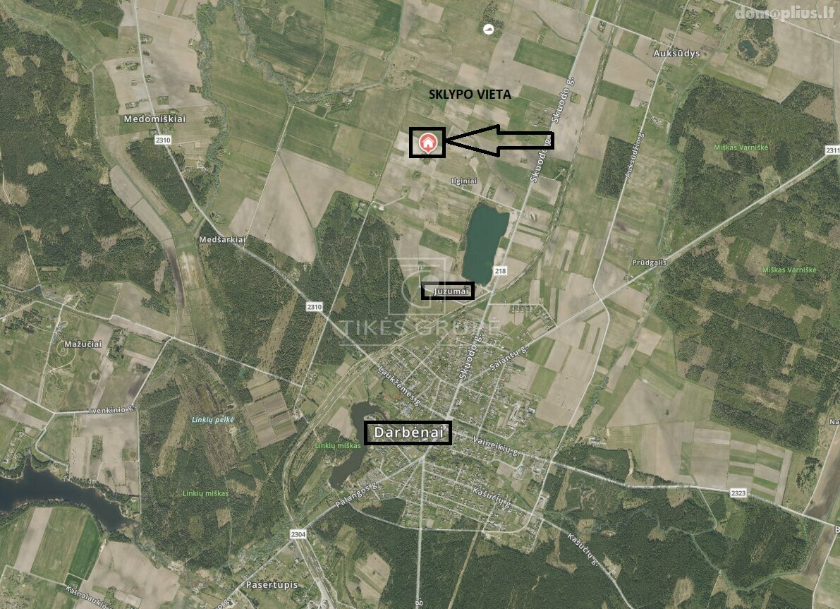 Parduodamas sklypas Kretingos rajono sav., Juzumuose
