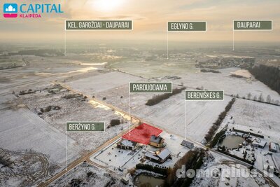 Land for sale Klaipėdos rajono sav., Gargžduose