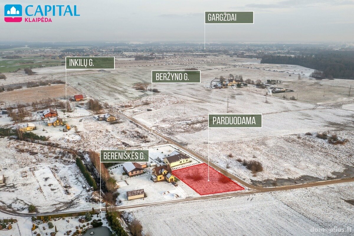 Land for sale Klaipėdos rajono sav., Gargžduose