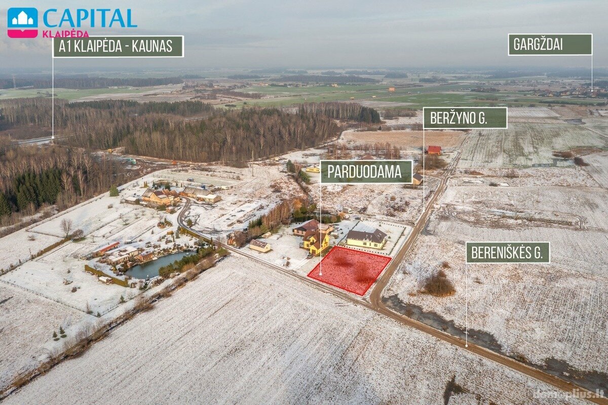 Land for sale Klaipėdos rajono sav., Gargžduose