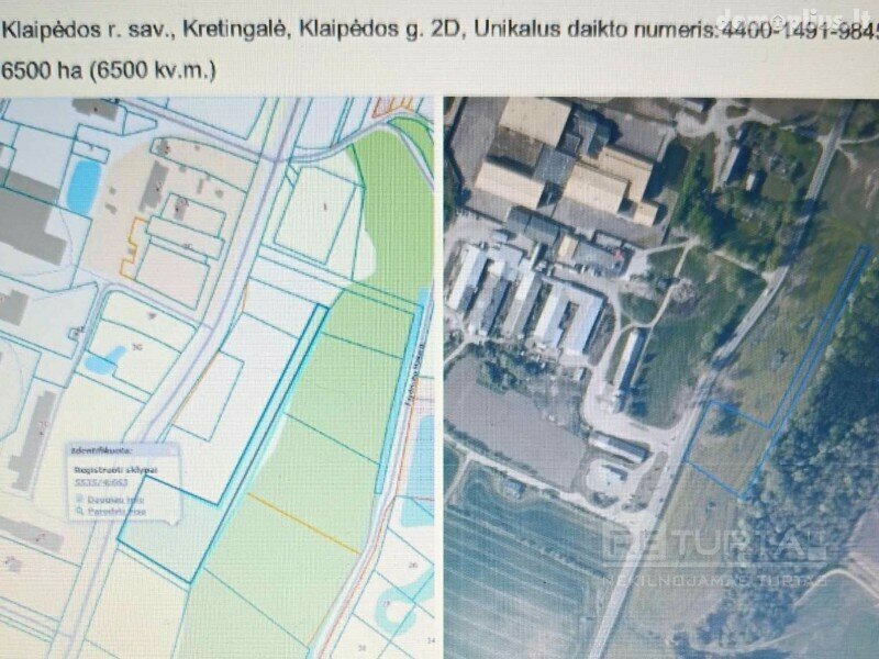 Parduodamas sklypas Klaipėdos rajono sav., Kretingalėje, Klaipėdos g.