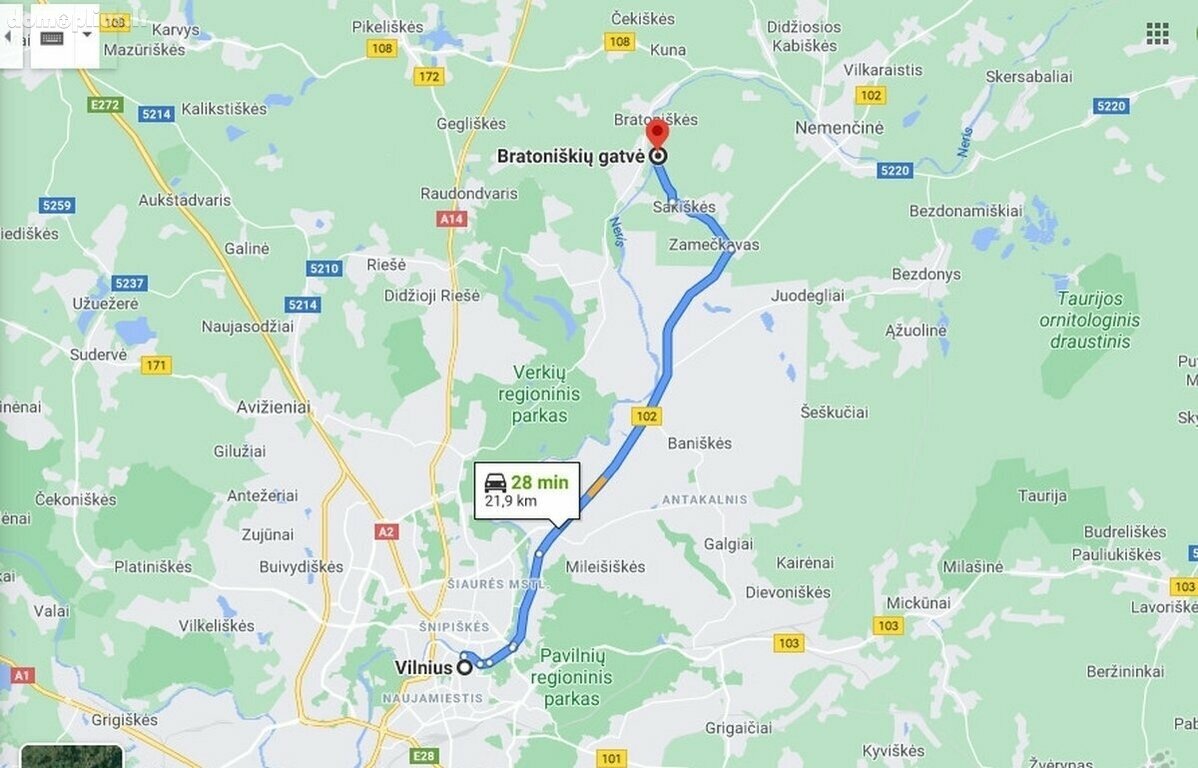Parduodamas sklypas Vilniaus rajono sav.