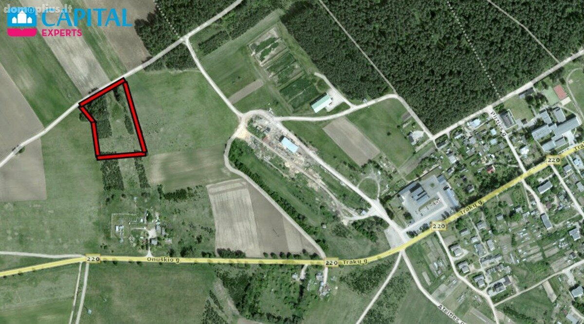 Parduodamas sklypas Trakų rajono sav., Markūnuose