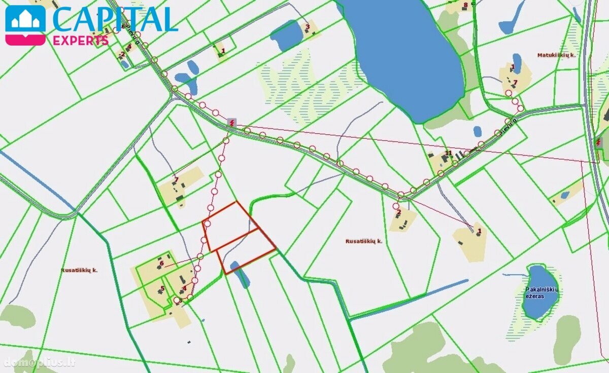 Parduodamas sklypas Elektrėnų sav., Rusatiškėse