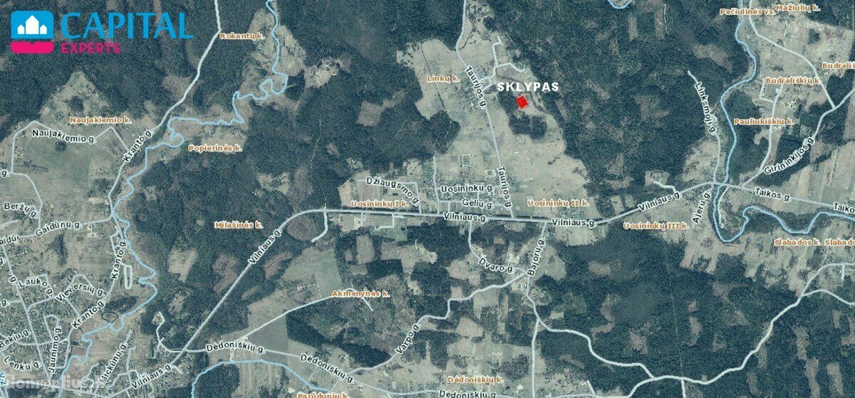 Parduodamas sklypas Vilniaus rajono sav., Linkos