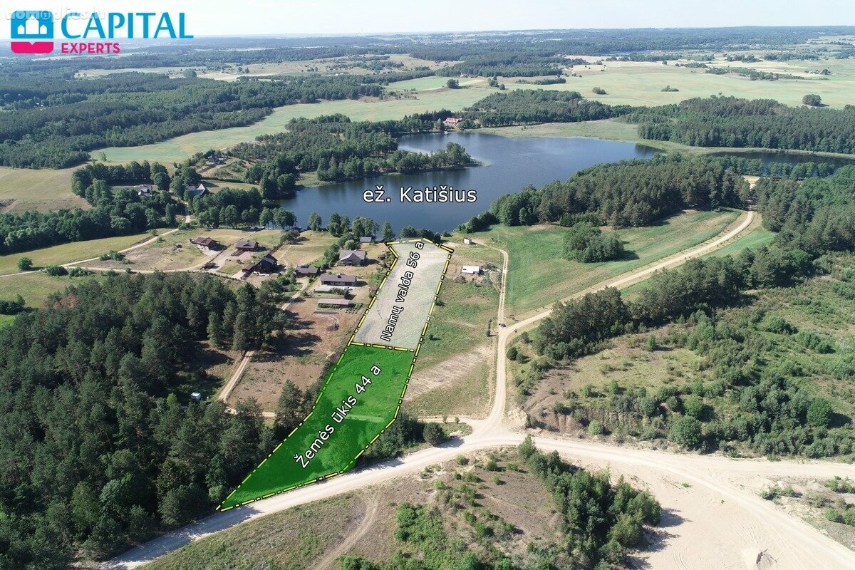 Land for sale Trakų rajono sav., Katišiuose