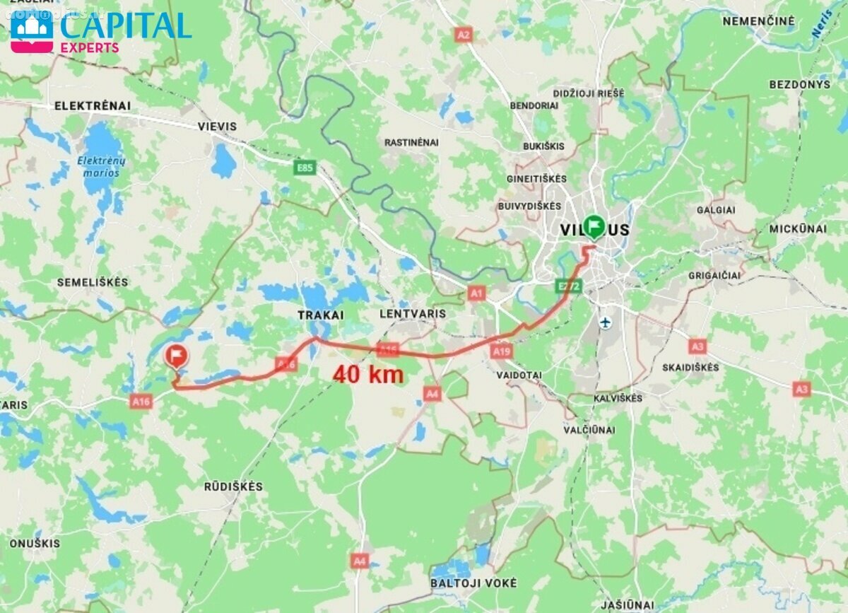 Land for sale Trakų rajono sav., Katišiuose