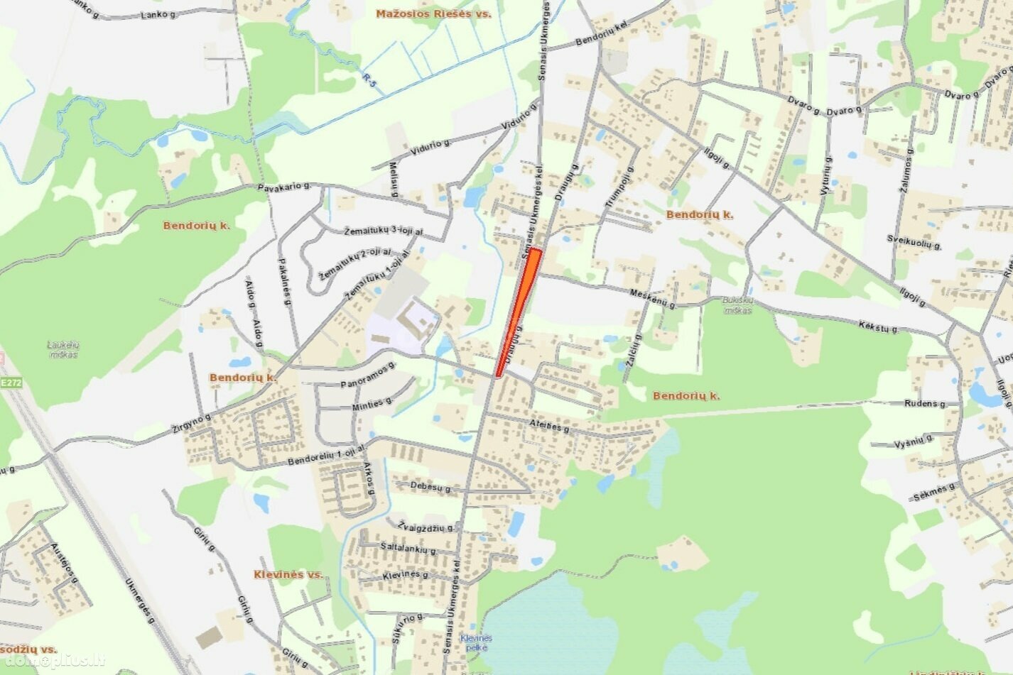Land for sale Vilniaus rajono sav., Bendoriuose, Draugų g.
