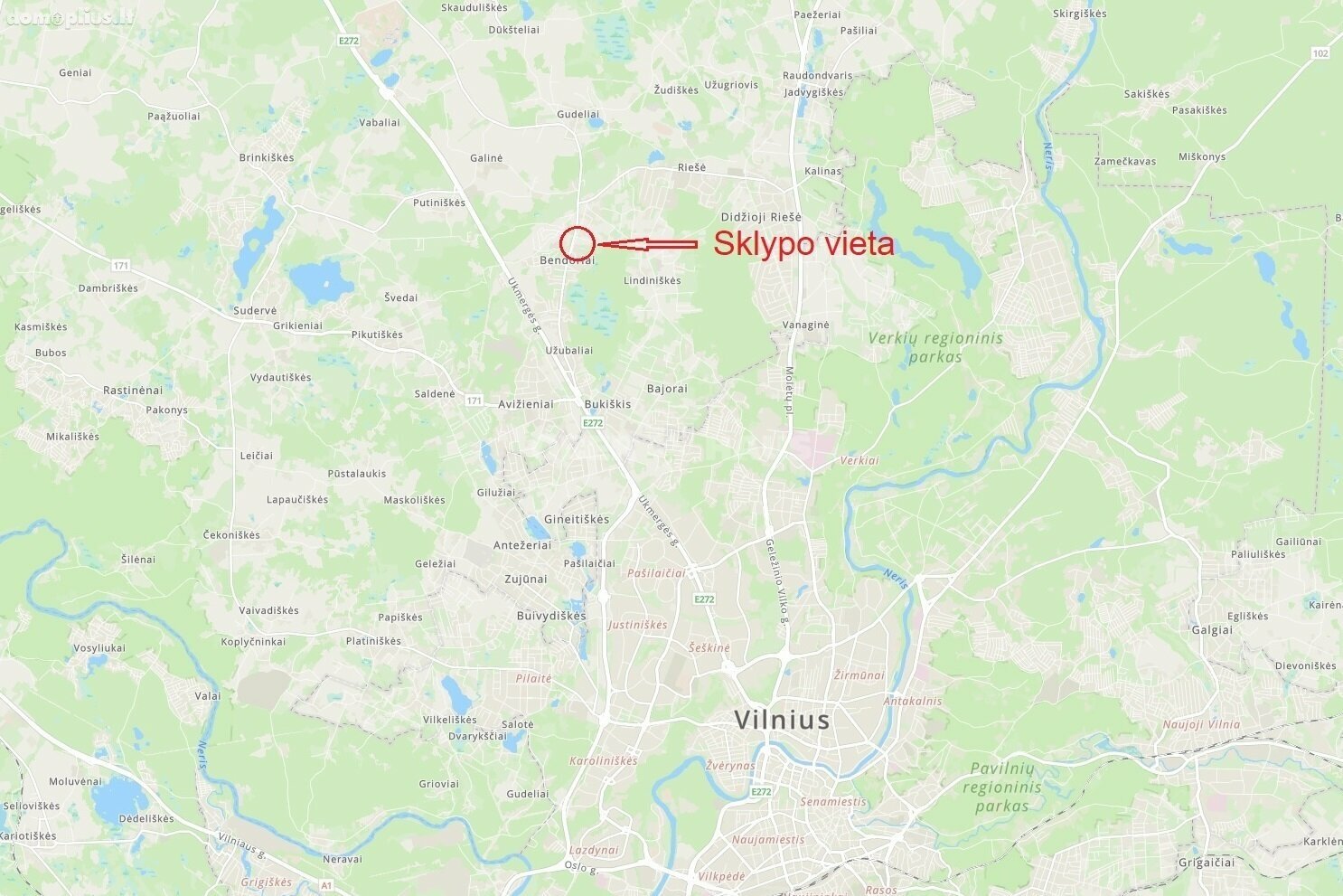 Land for sale Vilniaus rajono sav., Bendoriuose, Draugų g.