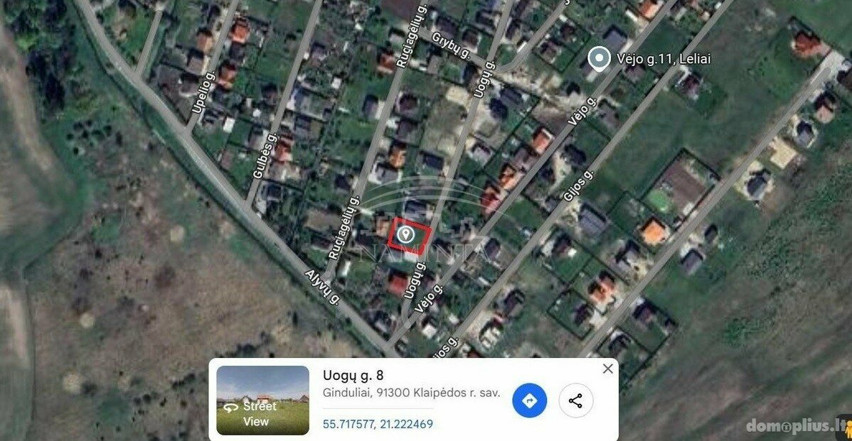 Land for sale Klaipėdos rajono sav., Leliuose