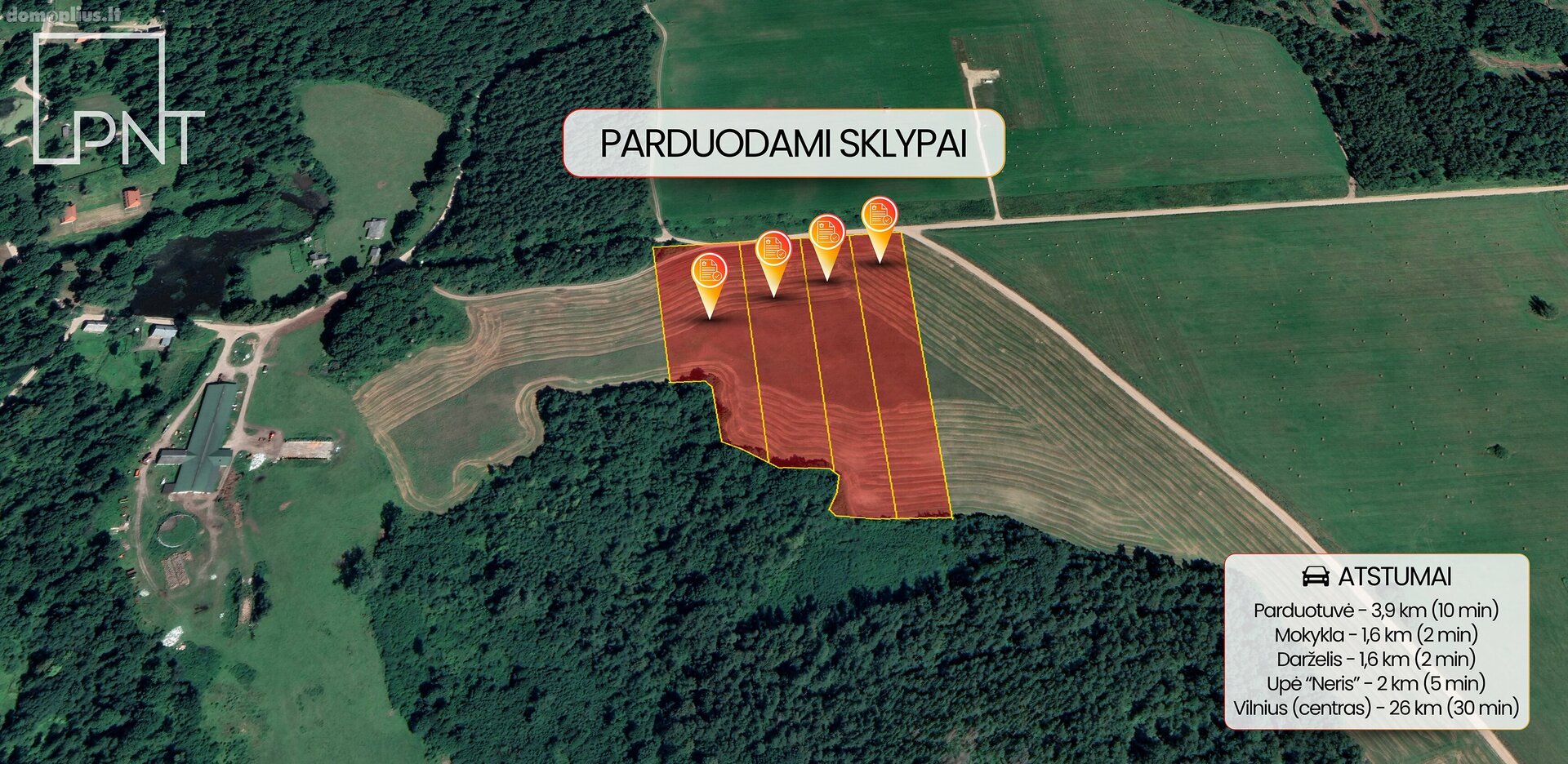 Parduodamas sklypas Vilniaus rajono sav., Liubave