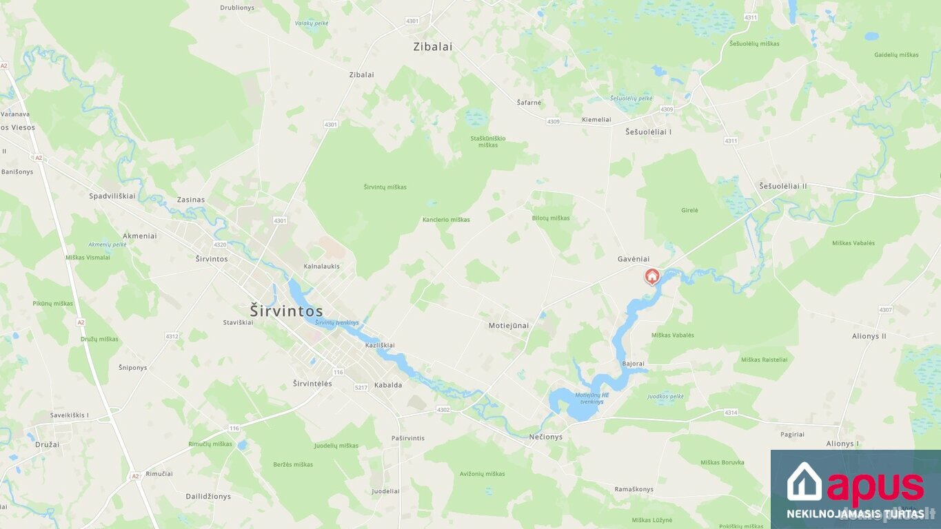 Parduodamas sklypas Širvintų rajono sav., Gavėniuose