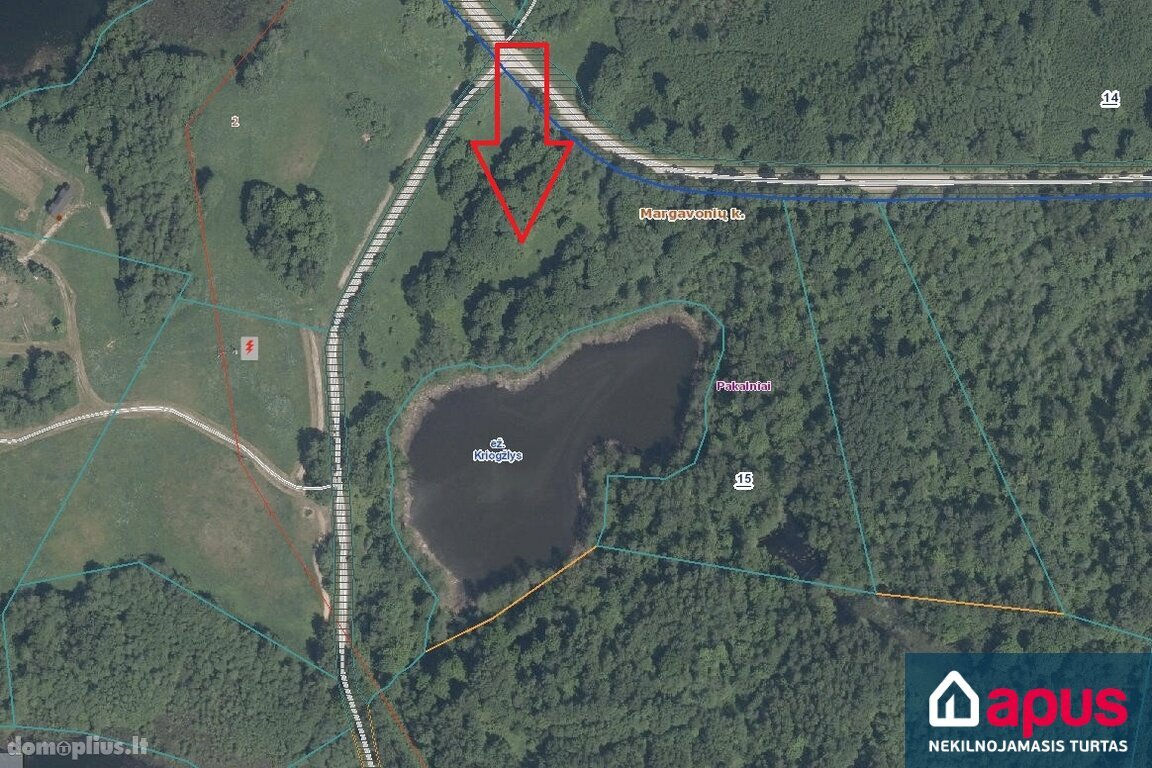 Parduodamas sklypas Utenos rajono sav., Pakalniuose