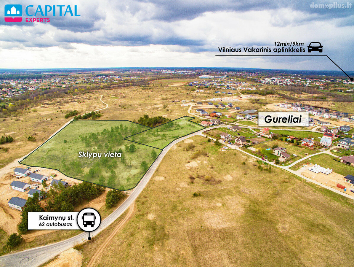 Land for sale Vilniuje, Paneriuose
