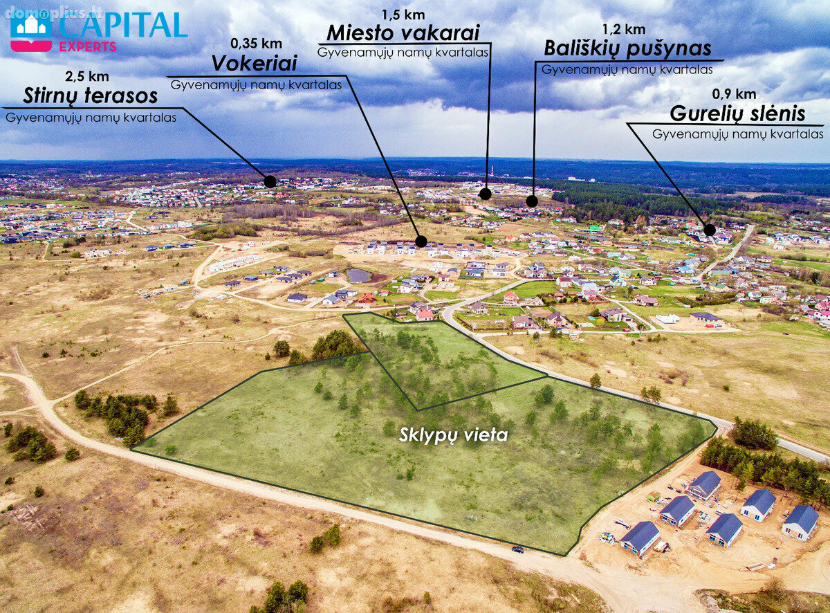 Land for sale Vilniuje, Paneriuose