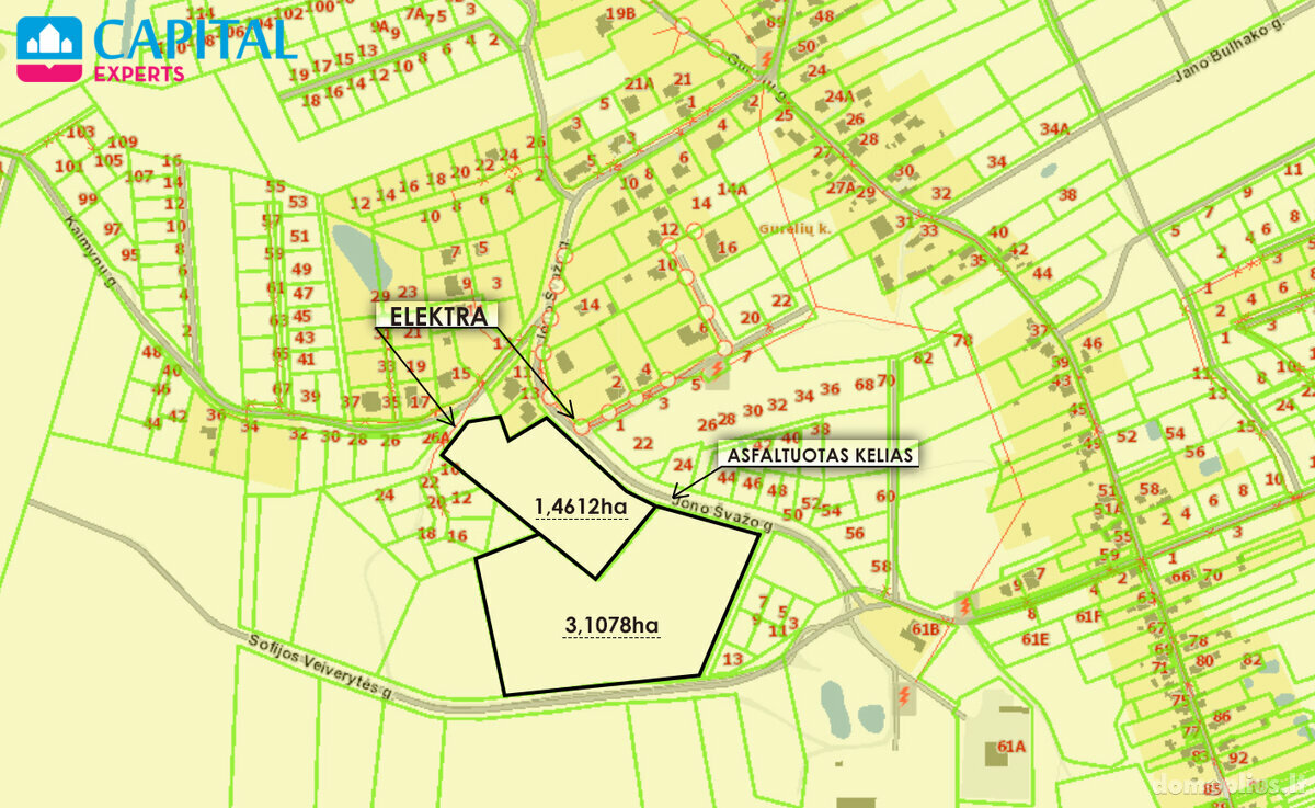 Land for sale Vilniuje, Paneriuose