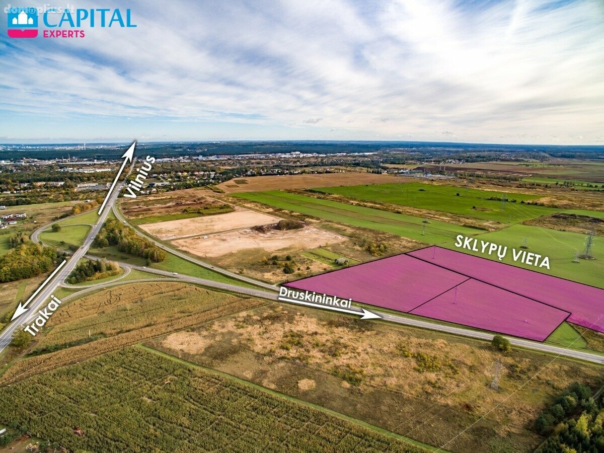 Land for sale Vilniuje, Trakų Vokė