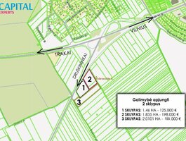 Land for sale Vilniuje, Trakų Vokė