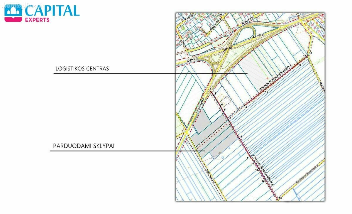 Land for sale Vilniuje, Trakų Vokė