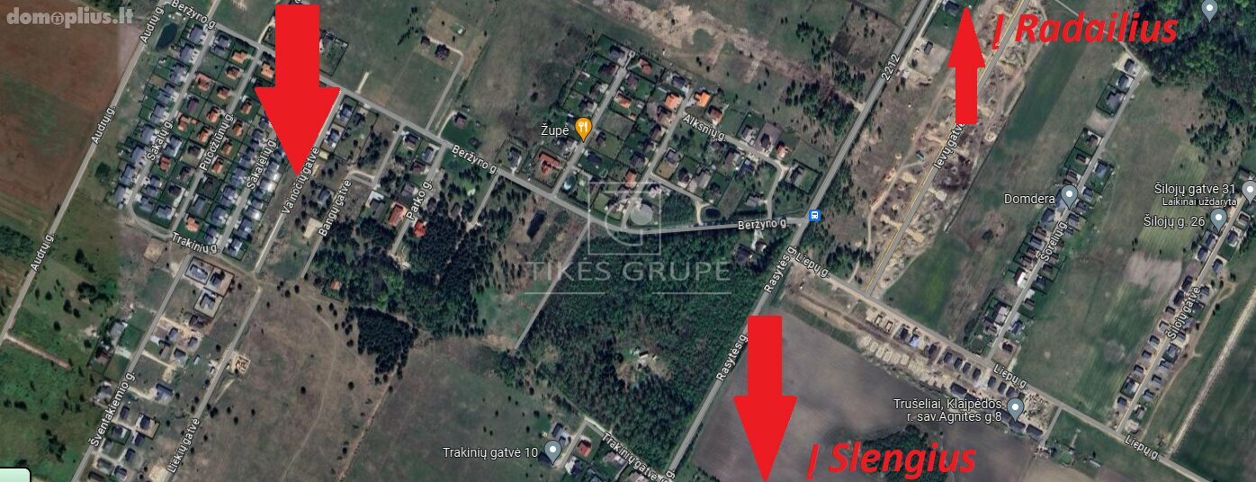 Parduodamas sklypas Klaipėdos rajono sav., Radailiuose, Vainočių g.