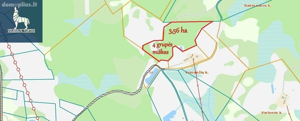 Участок Molėtų rajono sav., Vymančiuose