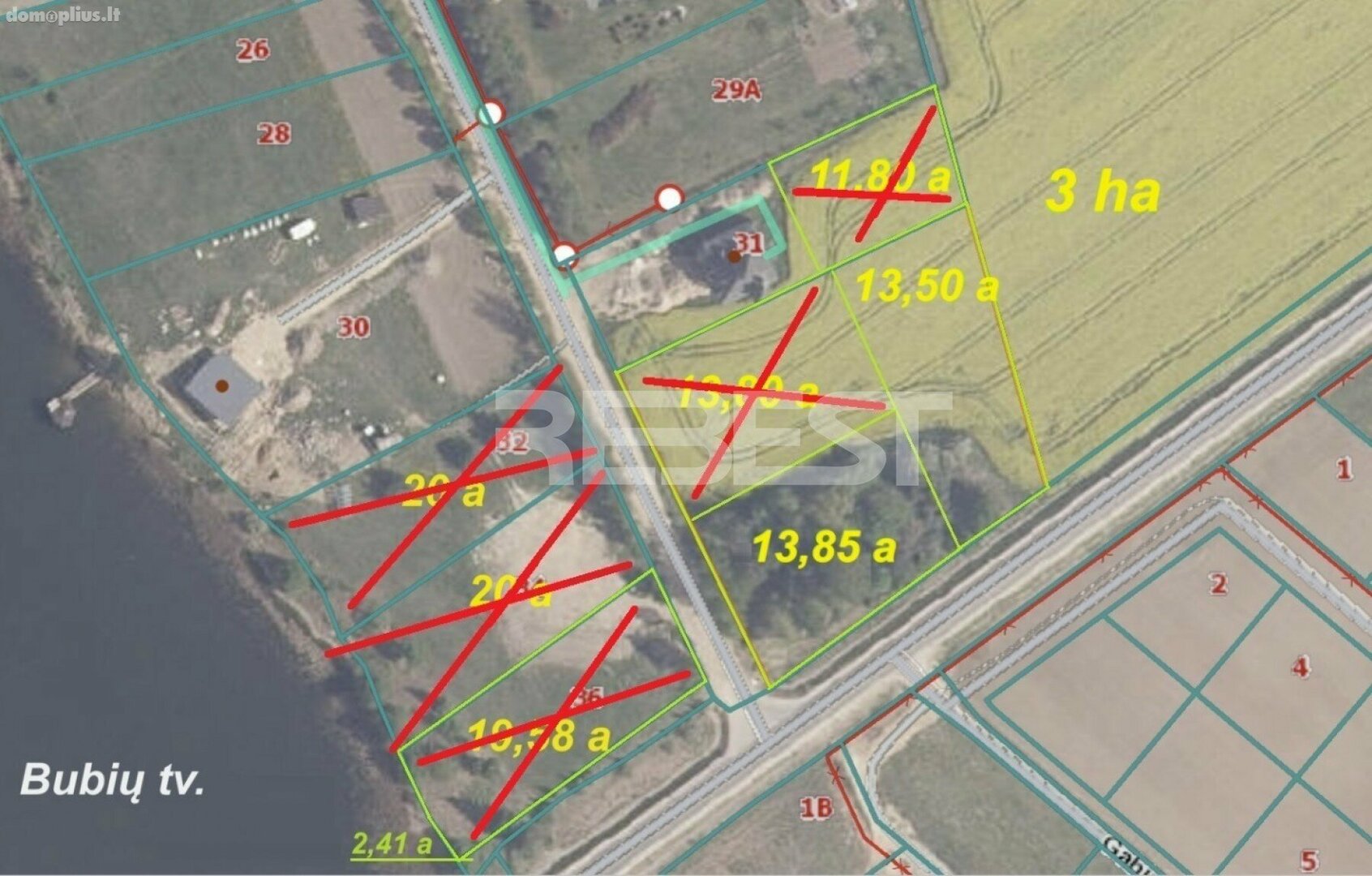 Parduodamas sklypas Šiaulių rajono sav., Sauginiuose