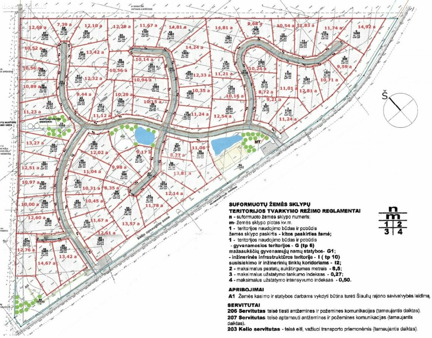 Parduodamas sklypas Šiaulių rajono sav., Raizgiuose
