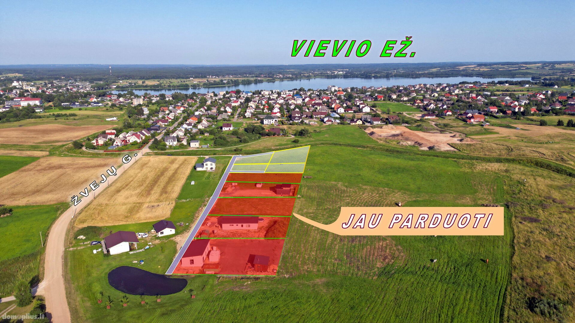 Parduodamas sklypas Elektrėnų sav., Vievyje, Žvejų g.