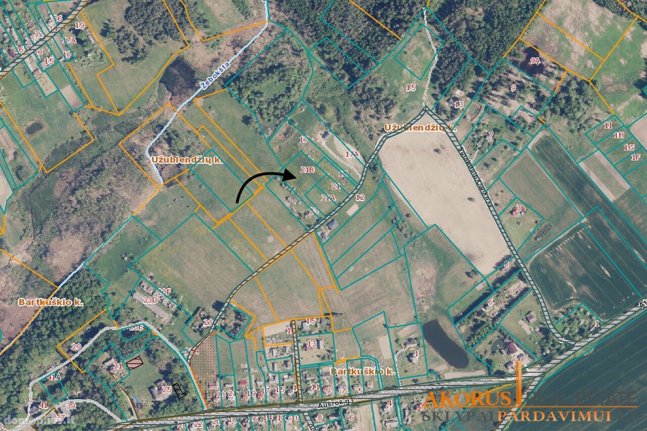 Parduodamas sklypas Širvintų rajono sav., Bartkuškyje, Aušros g.
