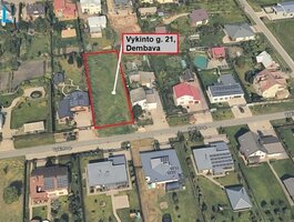 Land Panevėžio rajono sav., Dembavoje, Vykinto g.