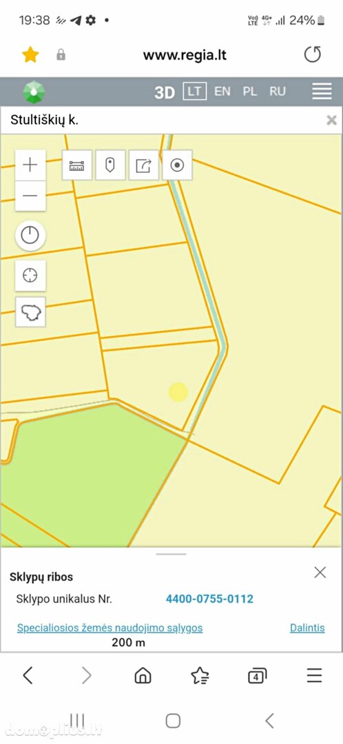 Parduodamas sklypas Panevėžio rajono sav., Stultiškiuose