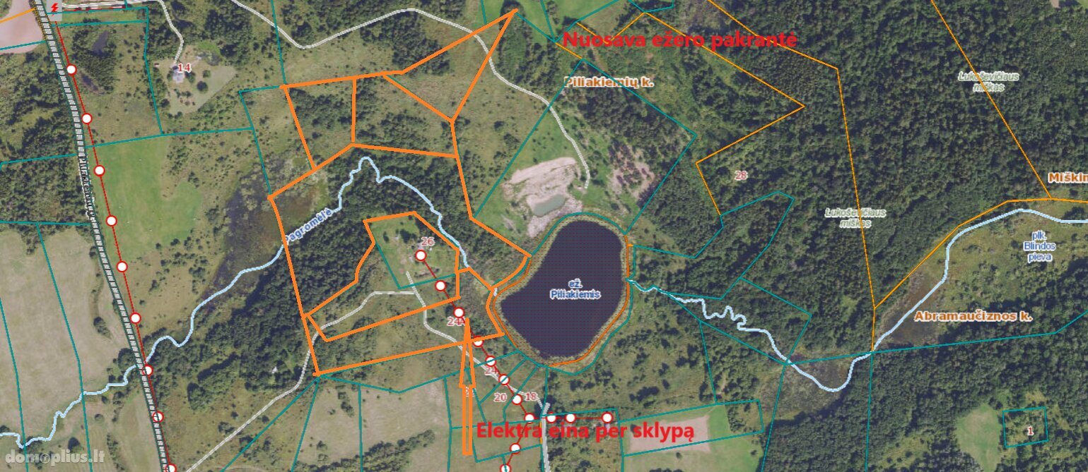 Parduodamas sklypas Molėtų rajono sav., Piliakiemiuose, Laisvės g.