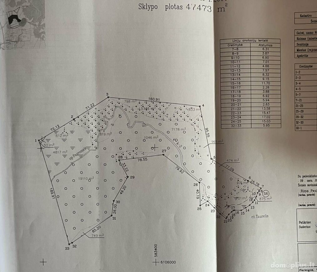 Parduodamas sklypas Molėtų rajono sav., Piliakiemiuose, Laisvės g.