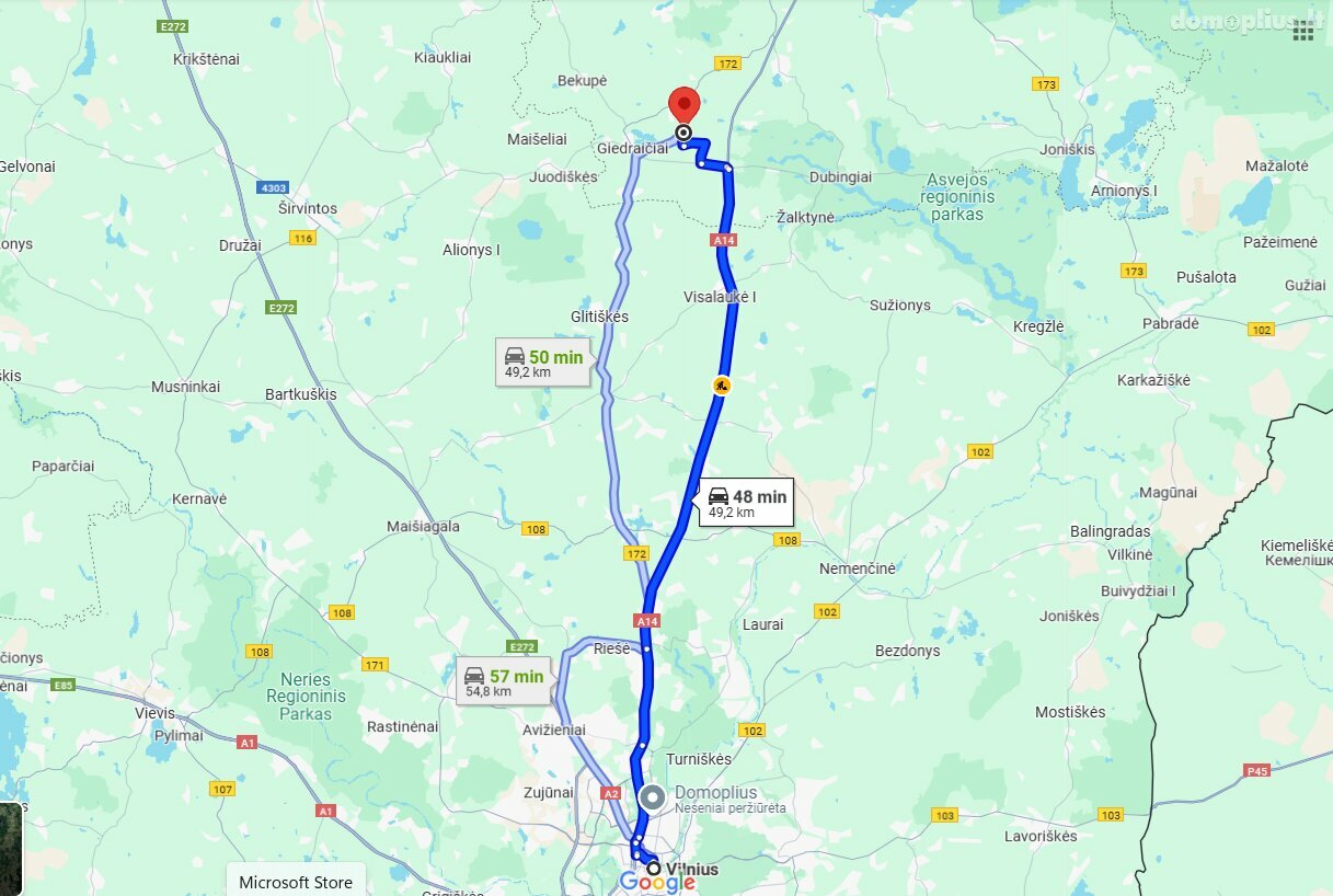Parduodamas sklypas Molėtų rajono sav., Piliakiemiuose, Laisvės g.